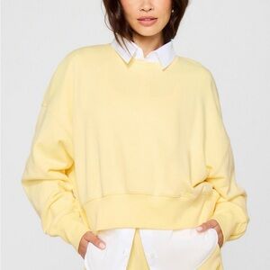 Fabletics - Year Round Terry Crew Neck Sweatshirt - Women’s Size XS (fits S)